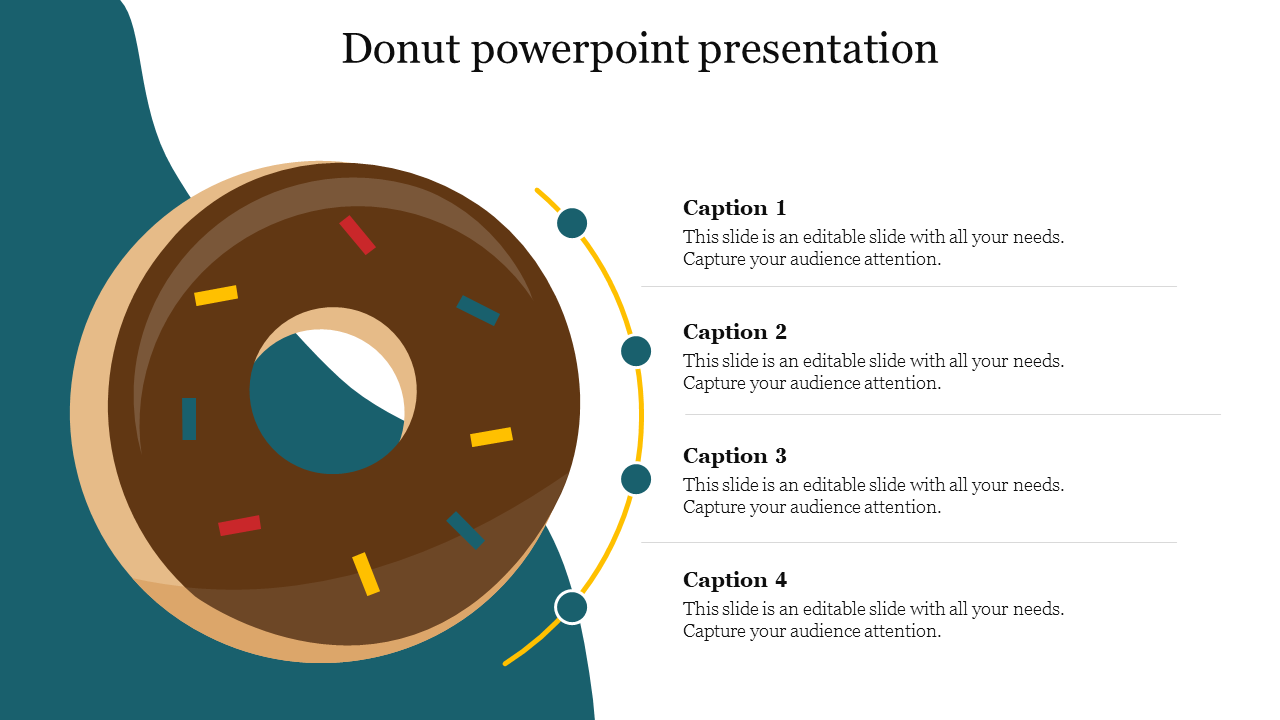 Sweetest Donut PowerPoint Presentation For Your Need